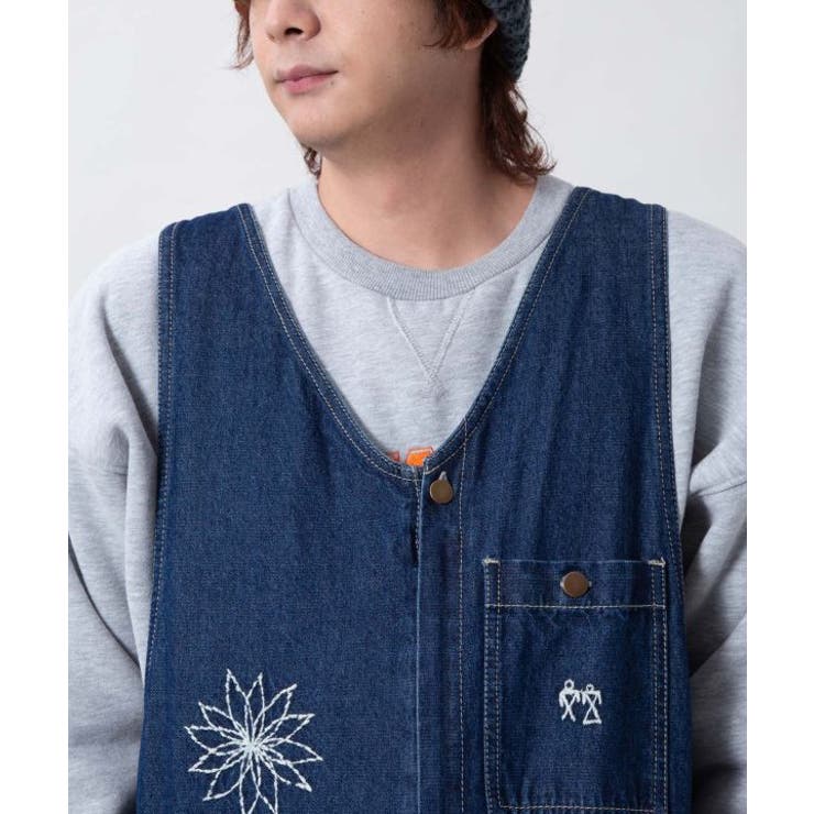 【チャイハネ】デニパロメンズサロペット | アミナコレクション | 詳細画像10 