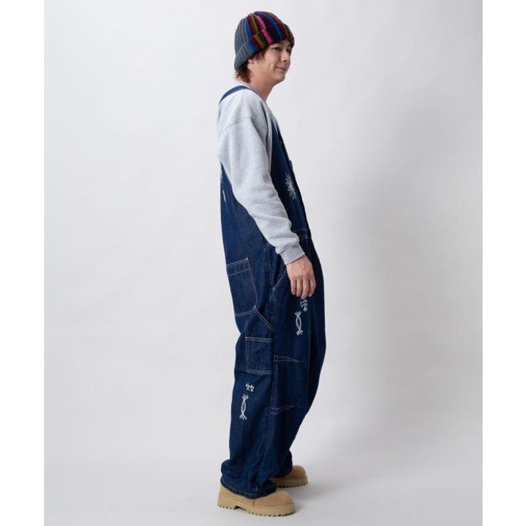 【チャイハネ】デニパロメンズサロペット | アミナコレクション | 詳細画像2 