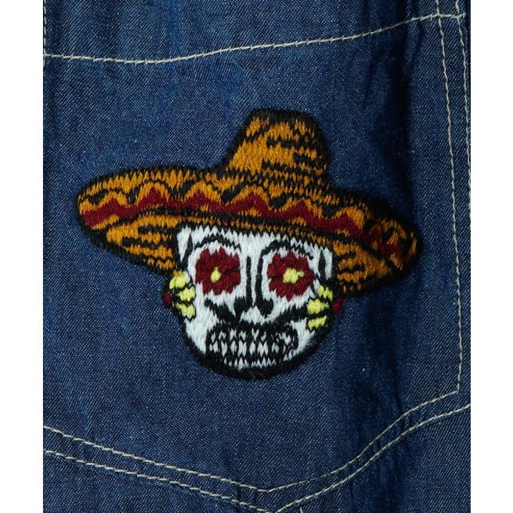 【チャイハネ】デニム刺繍メンズパンツ | アミナコレクション  | 詳細画像5 