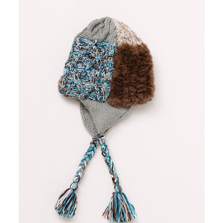 【チャイハネ】パチシェ耳付きニットキャップ | アミナコレクション  | 詳細画像2 