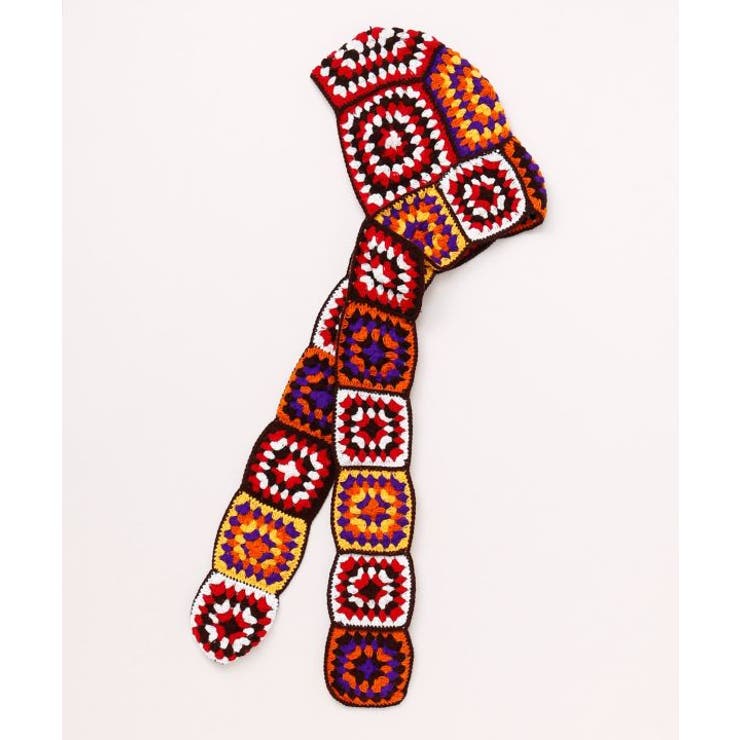 【チャイハネ】クロシラフード付きマフラー | アミナコレクション  | 詳細画像2 