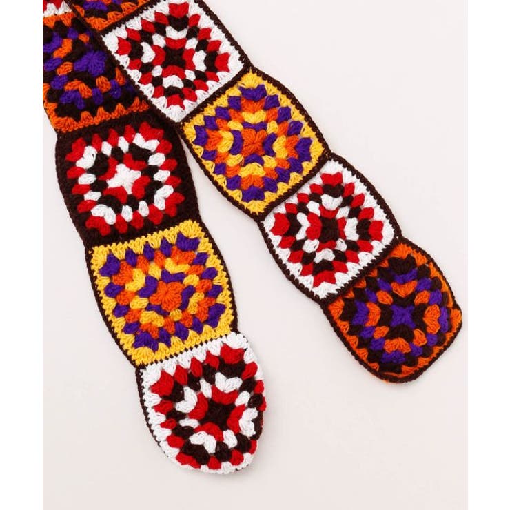 【チャイハネ】クロシラフード付きマフラー | アミナコレクション  | 詳細画像3 