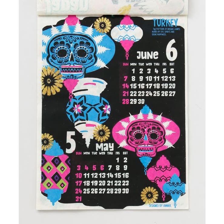 【チャイハネ】【2026年カレンダー】Traveling CALAVER | アミナコレクション  | 詳細画像5 