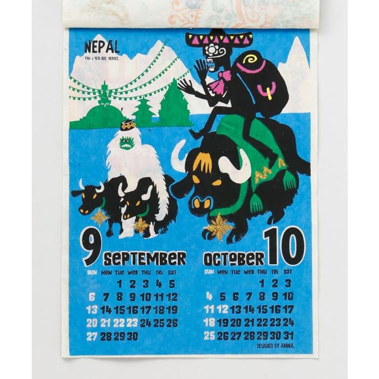 【チャイハネ】【2026年カレンダー】Traveling CALAVER | アミナコレクション  | 詳細画像7 