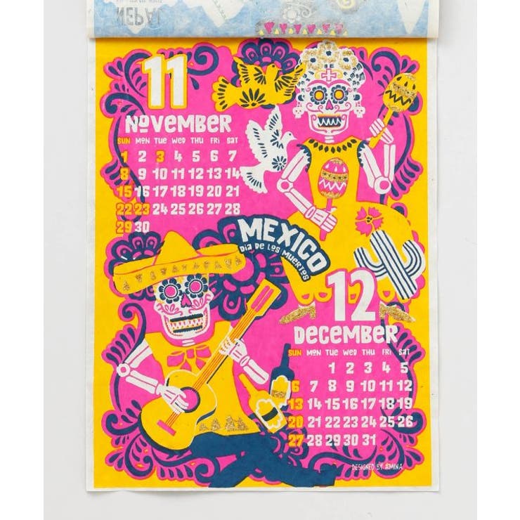 【チャイハネ】【2026年カレンダー】Traveling CALAVER | アミナコレクション  | 詳細画像8 