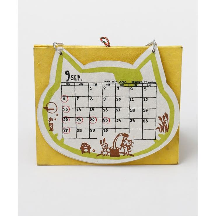 【チャイハネ】【2026年カレンダー】Walk With Okaka 卓上 | アミナコレクション  | 詳細画像14 