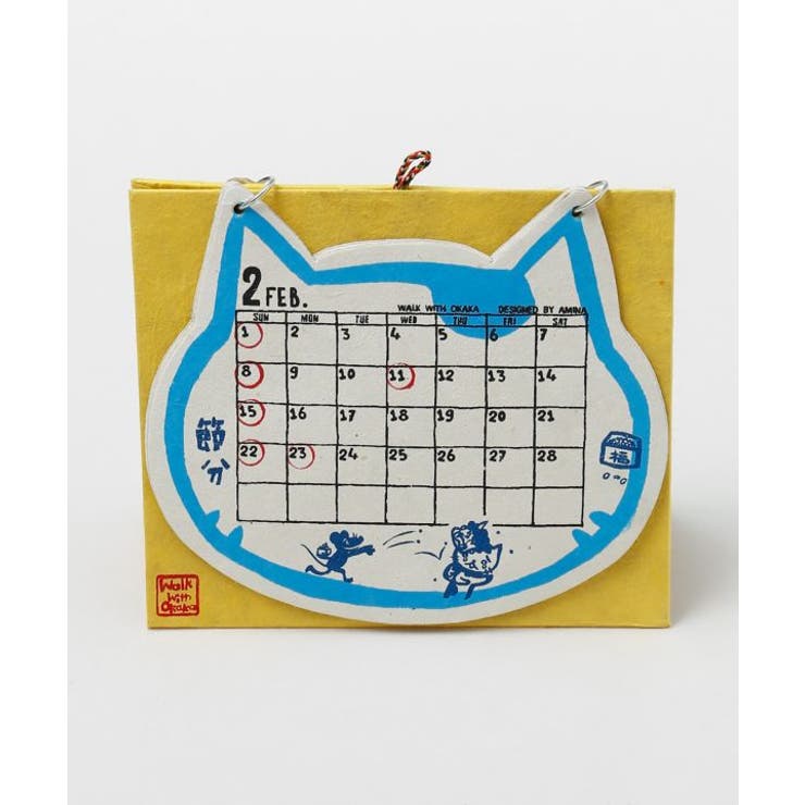 【チャイハネ】【2026年カレンダー】Walk With Okaka 卓上 | アミナコレクション  | 詳細画像7 