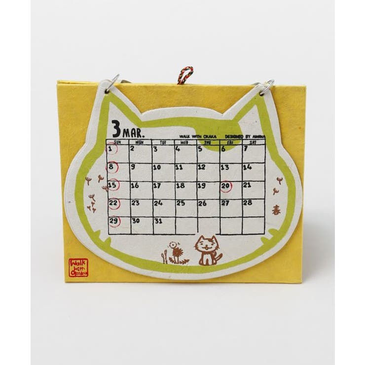 【チャイハネ】【2026年カレンダー】Walk With Okaka 卓上 | アミナコレクション  | 詳細画像8 