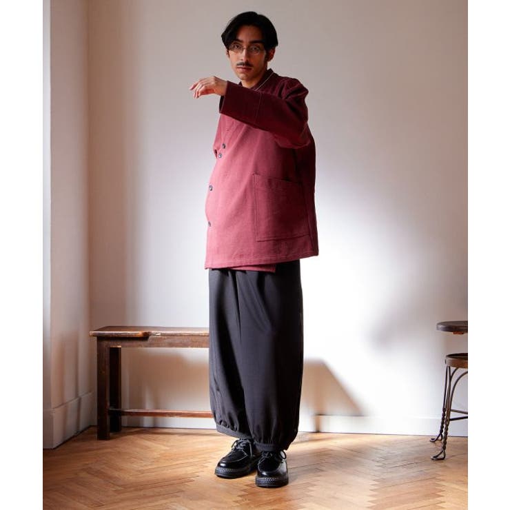 【チャイハネ】ネオコサックバンドカラー変形メンズシャツ | アミナコレクション | 詳細画像2 