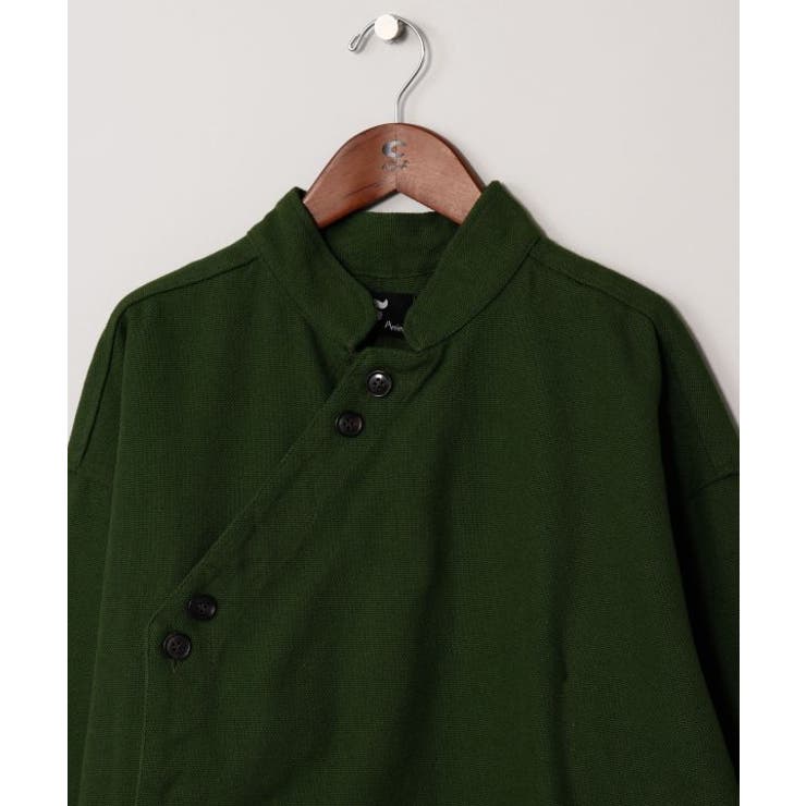 【チャイハネ】ネオコサックバンドカラー変形メンズシャツ | アミナコレクション | 詳細画像8 