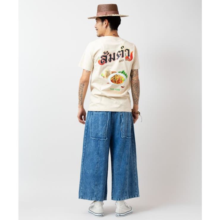 【チャイハネ】エスソムタムメンズTシャツ | アミナコレクション  | 詳細画像1 