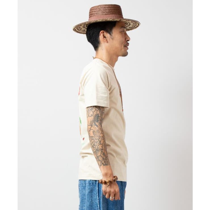 【チャイハネ】エスソムタムメンズTシャツ | アミナコレクション  | 詳細画像4 