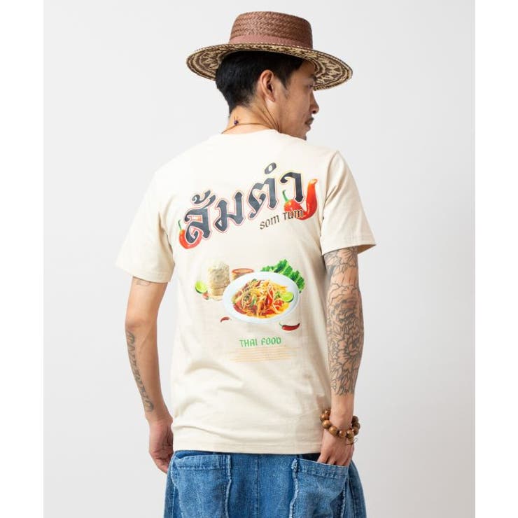 【チャイハネ】エスソムタムメンズTシャツ | アミナコレクション  | 詳細画像5 