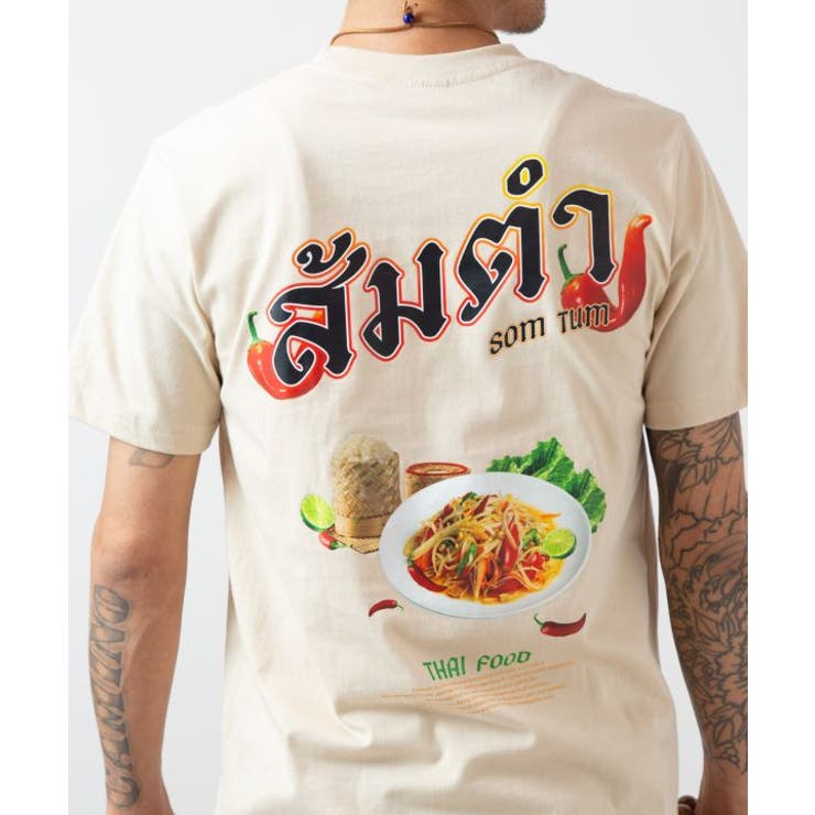 【チャイハネ】エスソムタムメンズTシャツ | アミナコレクション  | 詳細画像9 