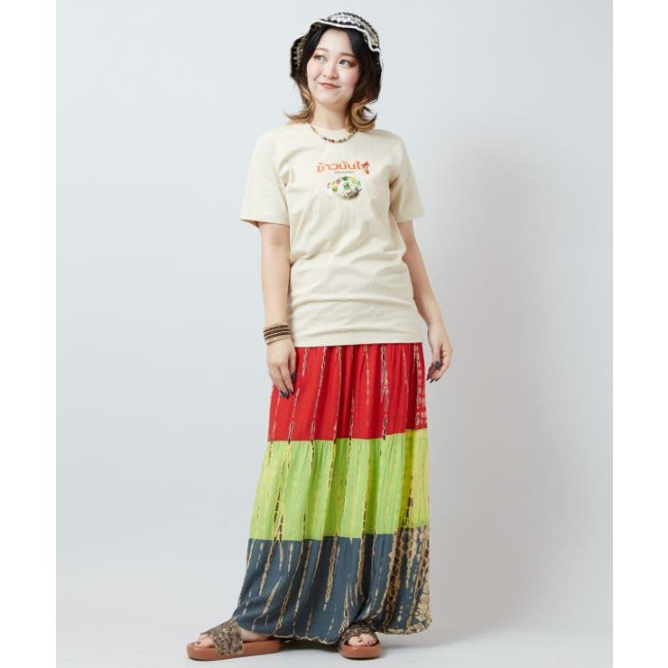 【チャイハネ】エスマンガイメンズTシャツ | アミナコレクション  | 詳細画像1 