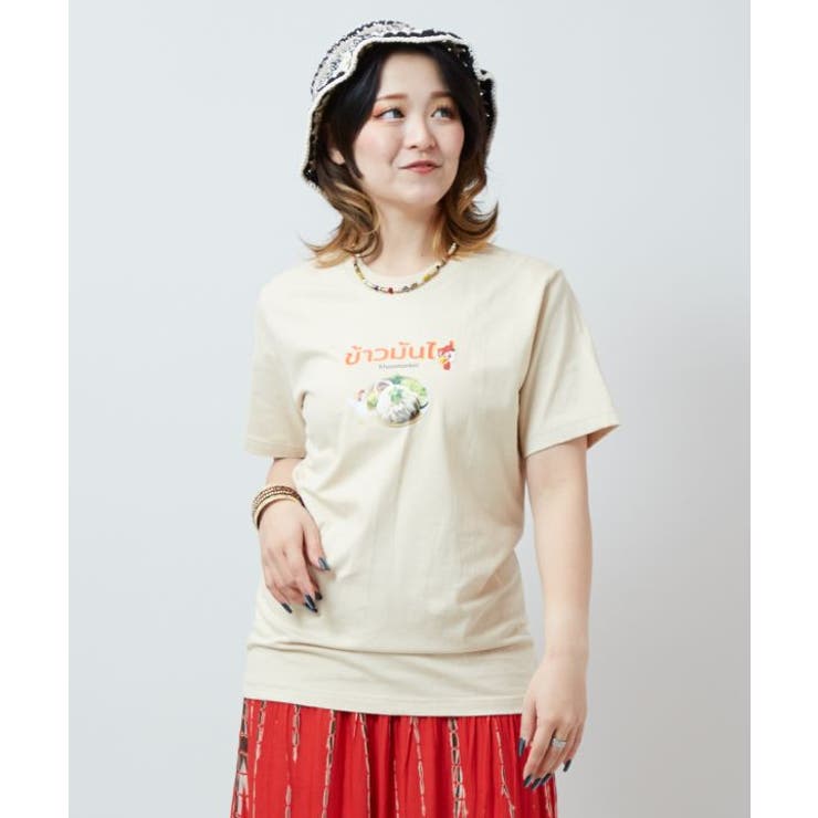 【チャイハネ】エスマンガイメンズTシャツ | アミナコレクション  | 詳細画像2 