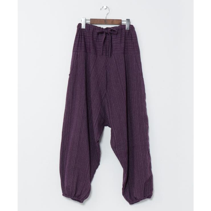 パープル | 【チャイハネ】コップンサルエルメンズパンツ | アミナコレクション 