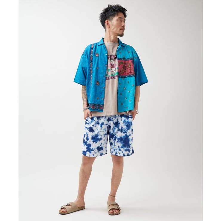 【チャイハネ】ソララダメンズハーフパンツ | アミナコレクション  | 詳細画像1 