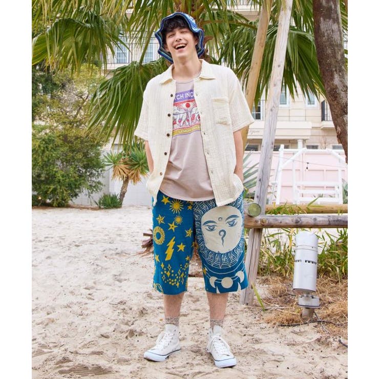 【チャイハネ】コトナタメンズシャツ | アミナコレクション  | 詳細画像1 