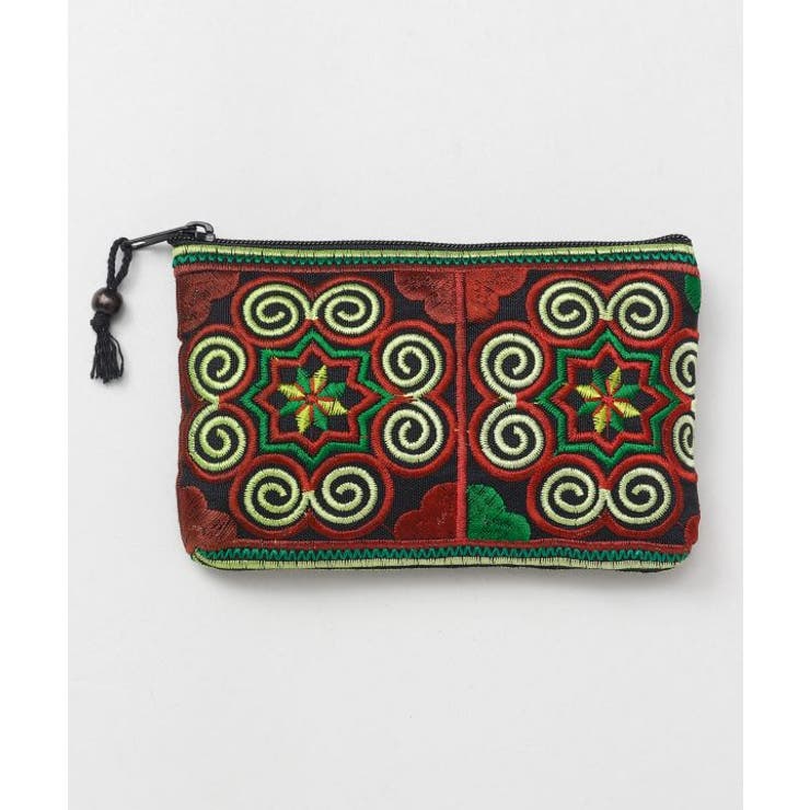 グリーン | 【チャイハネ】タイステッチポーチ | アミナコレクション 