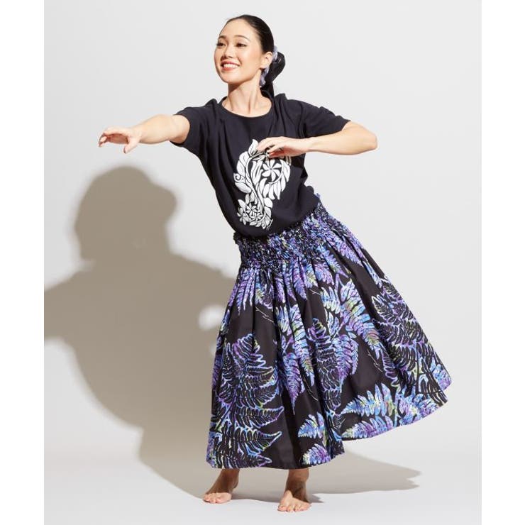 【マウナロア】【既製品】シングルパウ 73CM丈 パラパライ／ブラック系 | アミナコレクション  | 詳細画像2 