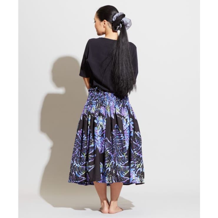 【マウナロア】【既製品】シングルパウ 73CM丈 パラパライ／ブラック系 | アミナコレクション  | 詳細画像5 