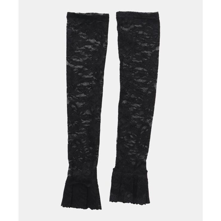 ブラック | 【マウナロア】レースアームカバースカラップ | アミナコレクション 