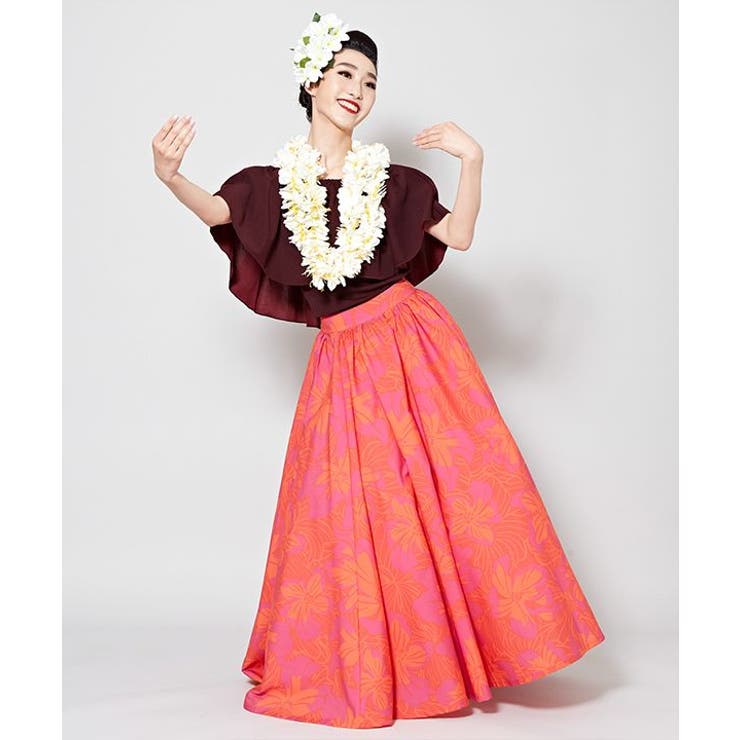 【マウナロア】ワイドフリルシャーリングブラウス | アミナコレクション  | 詳細画像12 