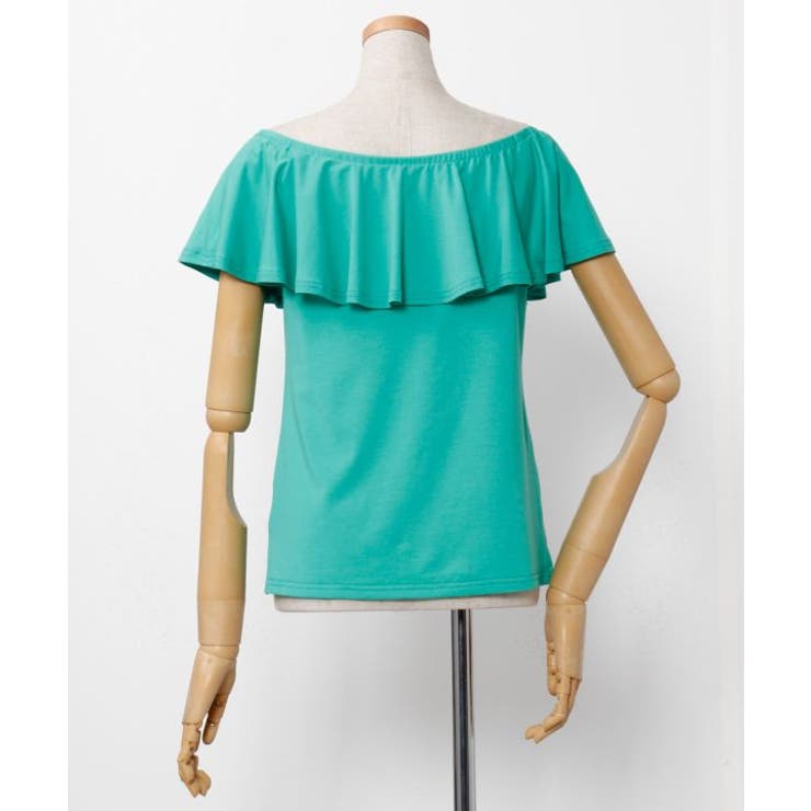 【マウナロア】ストレッチフリルトップス | アミナコレクション  | 詳細画像7 