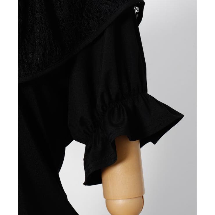 【マウナロア】レースフリルパフ袖トップス | アミナコレクション  | 詳細画像4 