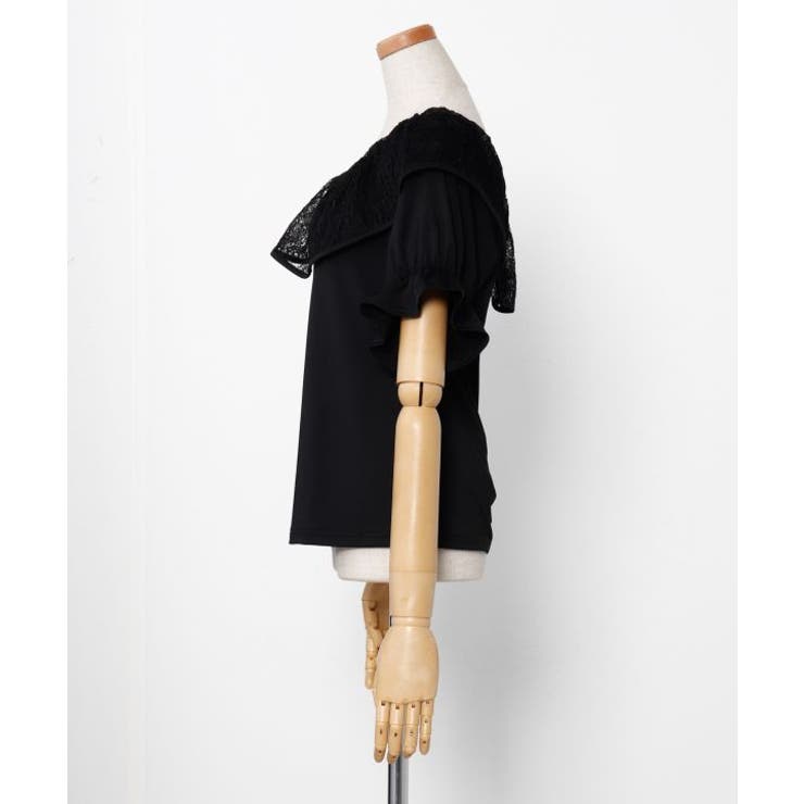 【マウナロア】レースフリルパフ袖トップス | アミナコレクション  | 詳細画像8 