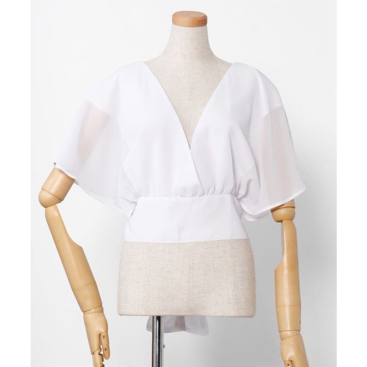 ホワイト | 【マウナロア】オーラパブラウス | アミナコレクション 