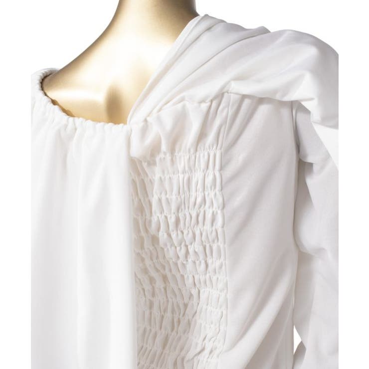 【マウナロア】ワイドフリルシャーリング長袖 | アミナコレクション  | 詳細画像3 