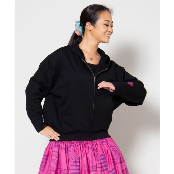 ブラック | 【マウナロア】レフアコクーンパーカ | アミナコレクション 