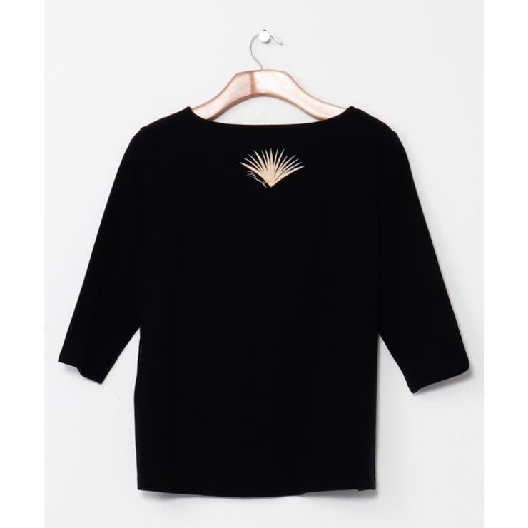 【マウナロア】パームリーフＴシャツ(7分袖) | アミナコレクション  | 詳細画像7 