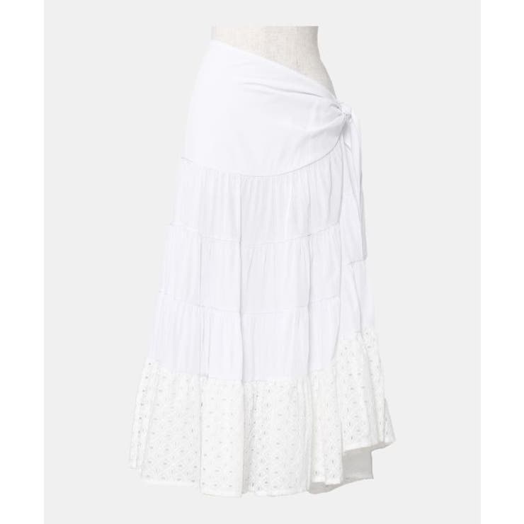 ホワイト | 【マウナロア】アパリマティアードスカート | アミナコレクション 