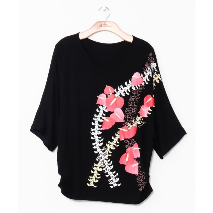 ブラック | 【マウナロア】アンスケニケニドルマントップス | アミナコレクション 