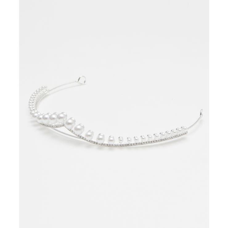 シルバー | 【マウナロア】パールティアラ | アミナコレクション 