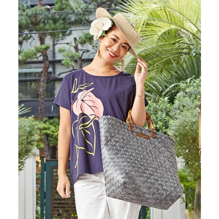 【マウナロア】ハンドルかごバッグL | アミナコレクション  | 詳細画像2 