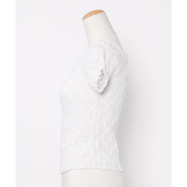 【マウナロア】フレンチレースギャザーブラウス | アミナコレクション  | 詳細画像14 