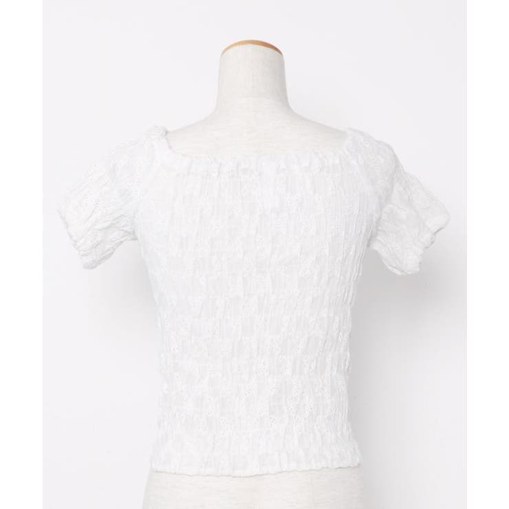 【マウナロア】フレンチレースギャザーブラウス | アミナコレクション  | 詳細画像15 