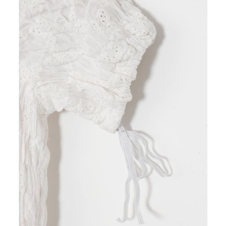 【マウナロア】フレンチレースギャザーブラウス | アミナコレクション  | 詳細画像16 