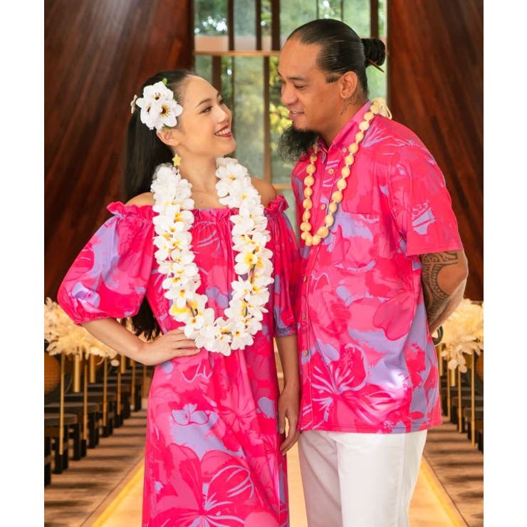 【マウナロア】プアアロアロメンズシャツ | アミナコレクション | 詳細画像1 