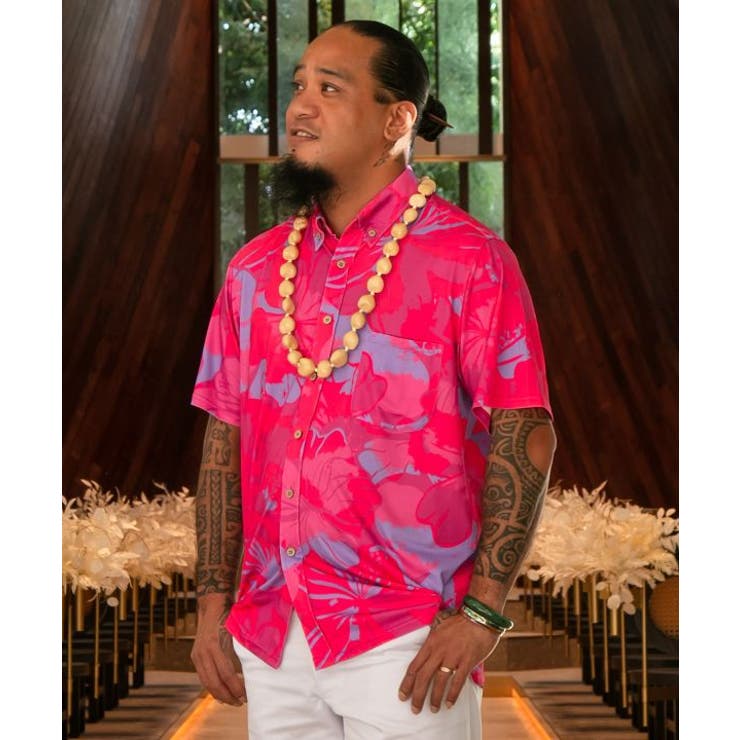 【マウナロア】プアアロアロメンズシャツ | アミナコレクション | 詳細画像3 