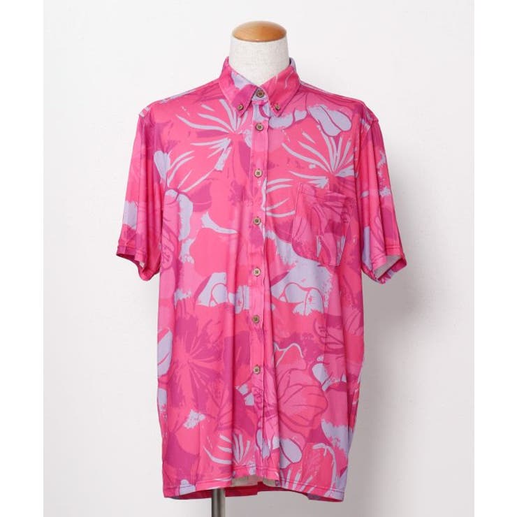 フューシャピンク | 【マウナロア】プアアロアロメンズシャツ | アミナコレクション