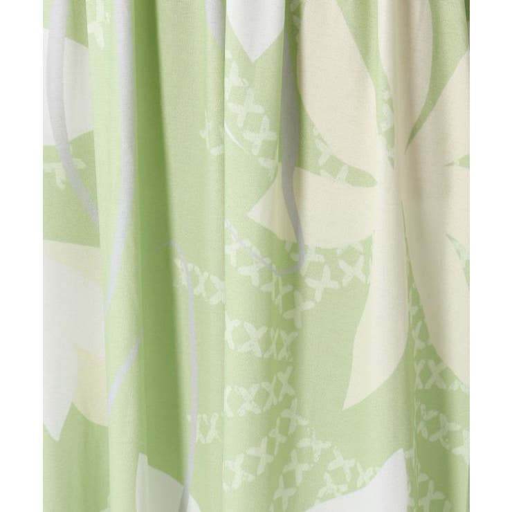 【マウナロア】Ocean Blue Bird ティアレトアノースリーブドレス | アミナコレクション  | 詳細画像3 