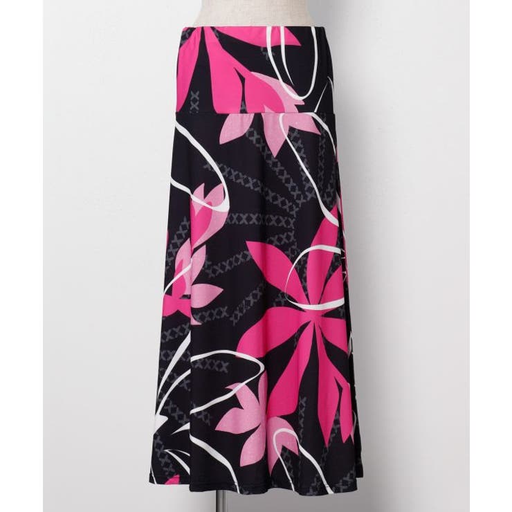 【マウナロア】Ocean Blue Bird ティアレトアマキシスカート | アミナコレクション  | 詳細画像3 