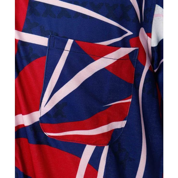 【マウナロア】Ocean Blue Bird ティアレトアメンズシャツ | アミナコレクション  | 詳細画像11 