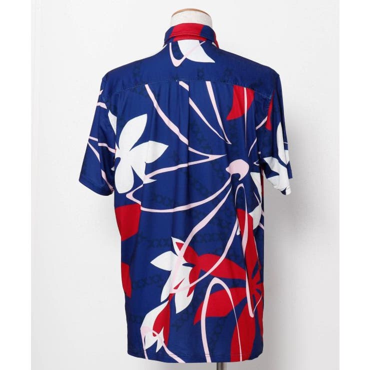 【マウナロア】Ocean Blue Bird ティアレトアメンズシャツ | アミナコレクション  | 詳細画像7 