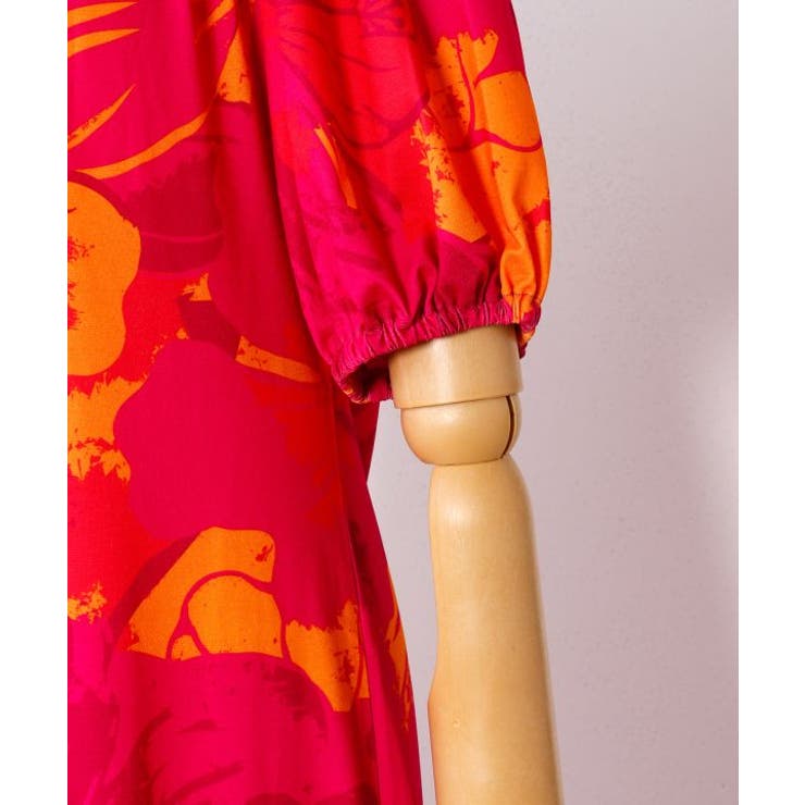 【マウナロア】Ocean Blue Bird プアアロアロVスリーブドレス | アミナコレクション  | 詳細画像9 